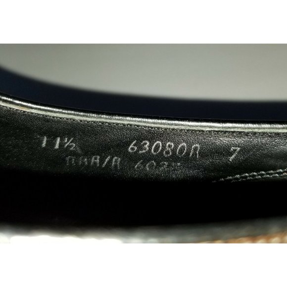 FOOTJOY Brown Leather Dress Loafers Sz 11.5 AAA A Extra Narrow Tassels - Picture 9 of 12